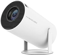 Magcubic Hordozható 4K Projektor - 200 ANSI, WiFi6, Bluetooth 5.4, 130" Képernyő, Automatikus Keystone, Android 14.0, Otthoni Mozi - black 4