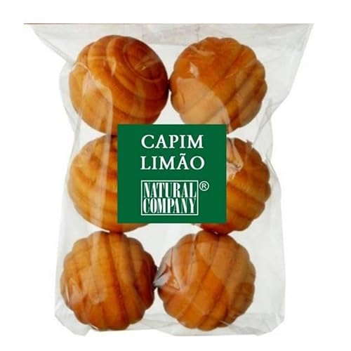 SACHE PERFUMADO BOLINHA DE MADEIRA CAPIM LIMÃO C/6 UNIDADES
