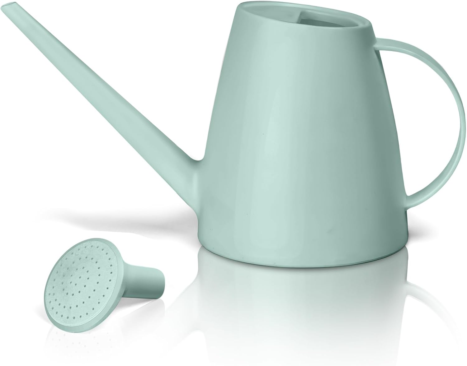 Plant Watering Can - Plastic Indoor and Outdoor - 1/2 Gallon - Light Green