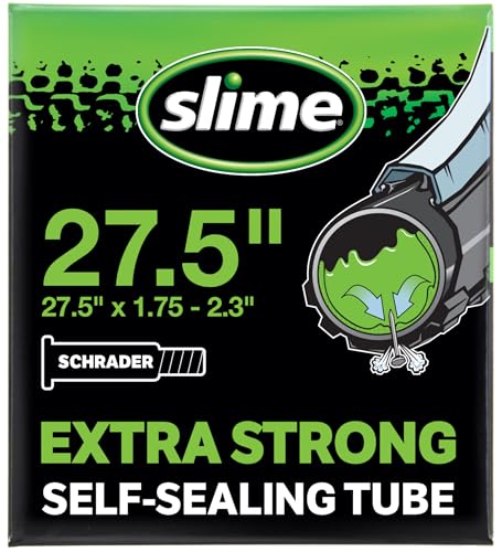 Bike Inner Tube with Slime Puncture Sealant, Extra Strong, Self Sealing, Prevent and Repair