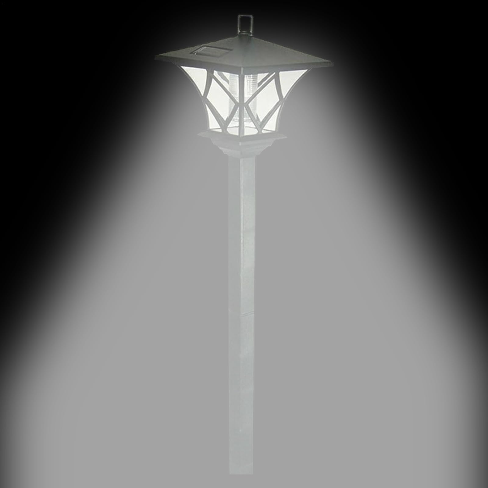 Solar Post Light | Solar Pole Lamp - Vintage Garden Light, Floor Lamp, Outside Decorative for Garden, Backyard, Yard, Pathway