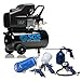 Price comparison product image SGS 24 Litre Direct Drive Air Compressor with 5 Piece Tool Kit  Heavy Duty for DIY and Garage Use, 2.5HP, 9.6 CFM, 115 PSI