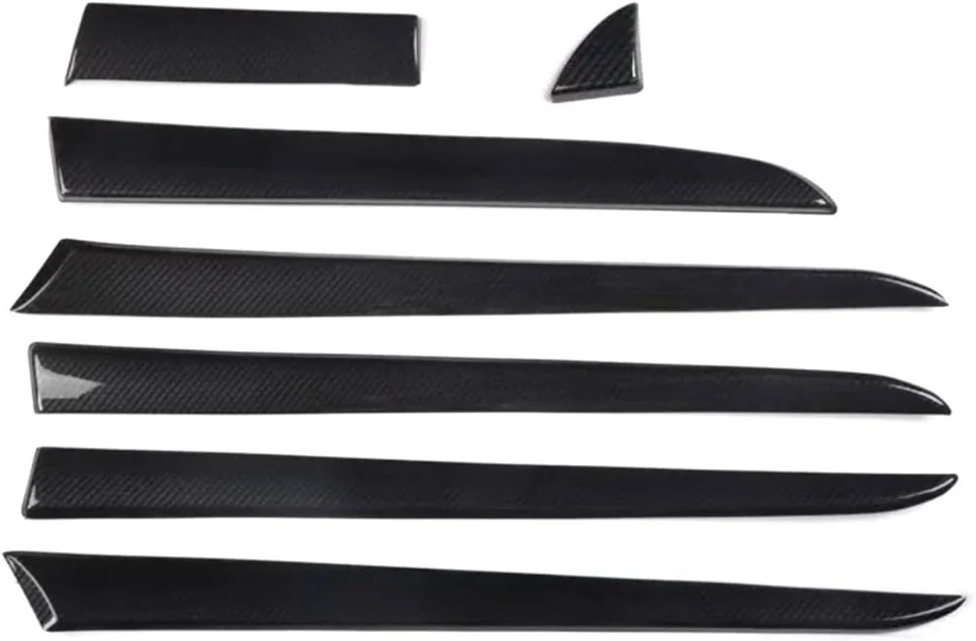 New Car Styling Compatible with Subaru Outback 2010-2014 Right Hand Drive Door Panel Strips Trim Dashboard Decoration ABS Stickers Accessory(Both)
