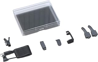 Daily Eyewear Charging Accessory Collection | Type-C Cable, Coiled Travel Cord, Clear Case, Anti-Slip Hooks, Routing Bracket