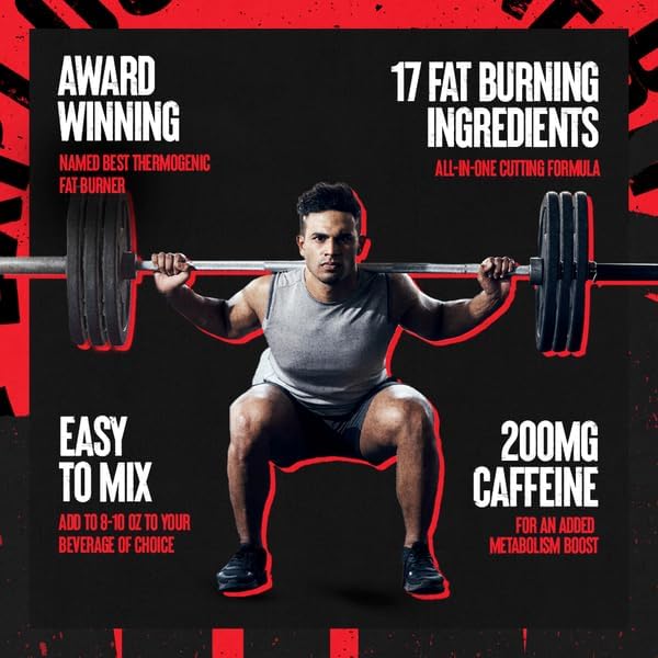 Miniatura 5 de Animal Advanced Cuts Powder  Suplemento para el control de peso  Quemador de grasa, potenciador metabólico con nootrópicos, tirosina, diurético