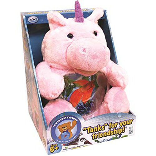 Teddy Tank Plush - Pink Magical Unicorn - Thumbnail 2