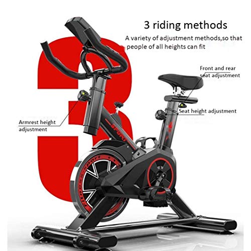 Image of Sports Indoor Cycling Exercise Bike,Direct Belt Driven,Magnetic Resistance,Comfortable Seat Cushion,for Home Cardio Workout