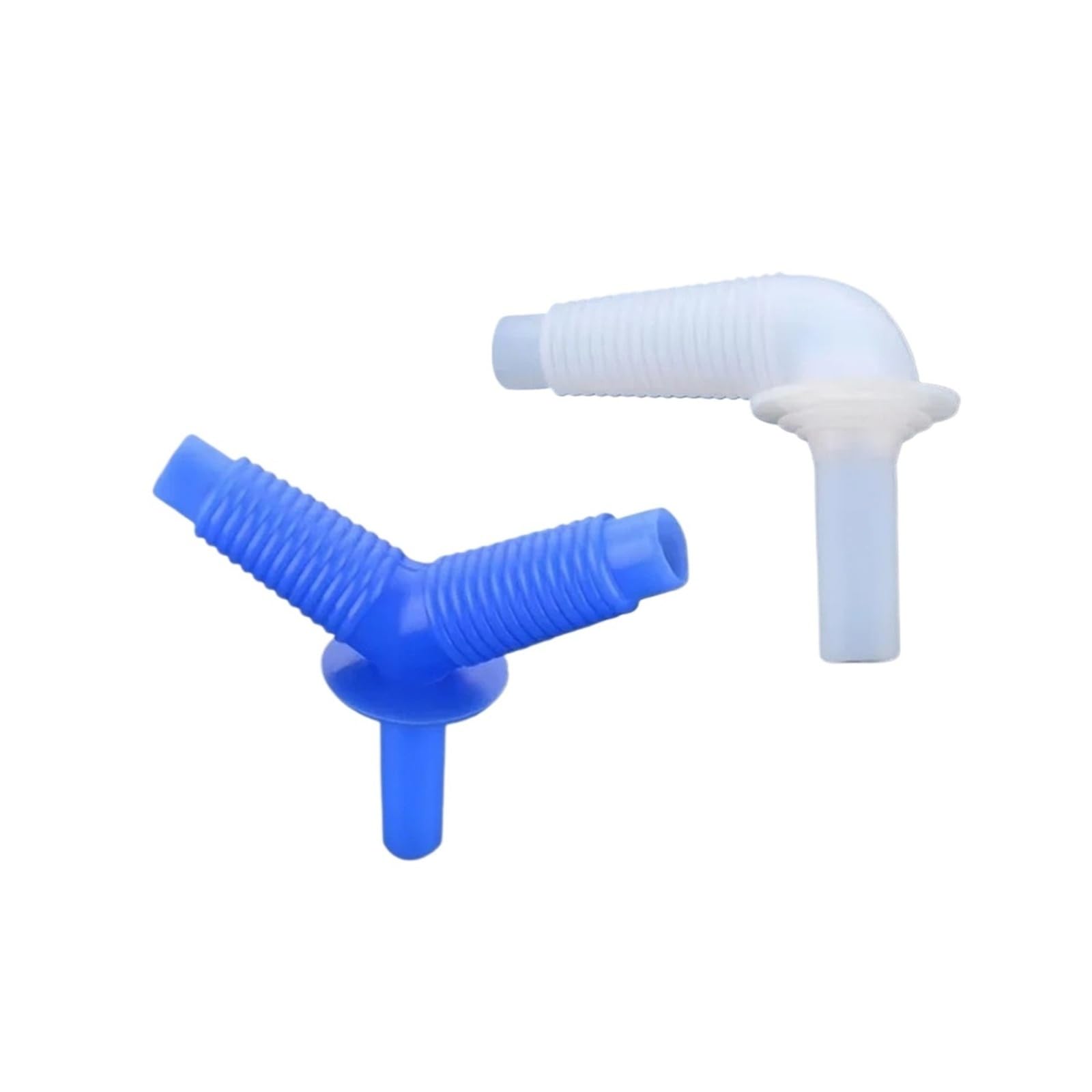 Jweinenl Blue T Silicone Floor Drain Tee Bathroom Washing Machine Basin Dishwasher Pipe Tee Elbow Joint Fittings, Dishwasher Water Connector(Blue T)