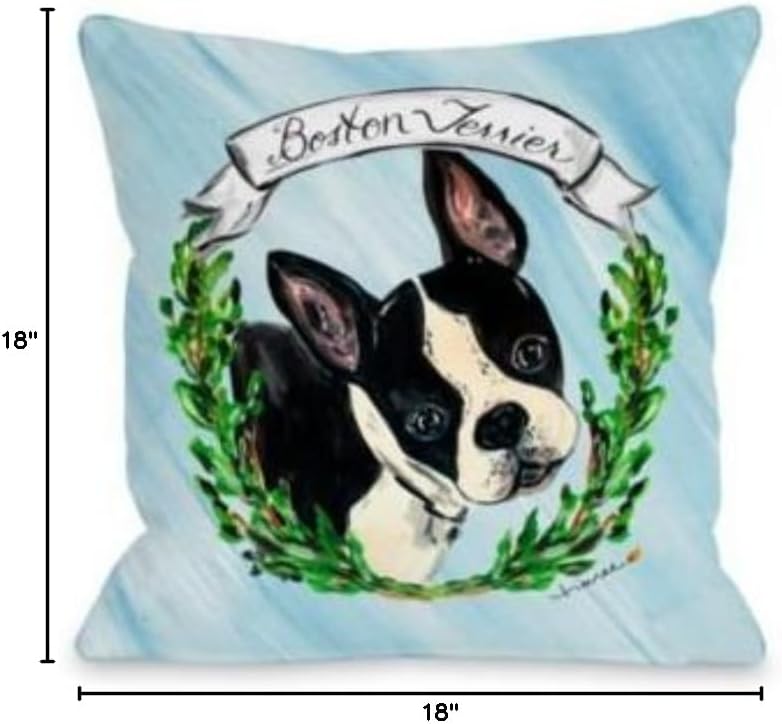 13536PL18 Pillow, 18 by 18", Blue