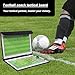 Vyooxcy Soccer Coaches Tactical Board，Magnetic Soccer Clipboard for Coaches with Magnets, Dry Erase Marker, Eraser, Foldable and Portable Soccer Coaching Board