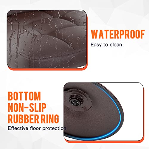 Bestoffice Counter Height Bar Stools Set Of 2 Pu Leather Modern Height Adjustable Swivel Barstools Hydraulic Chair Bar Stools #TOP4