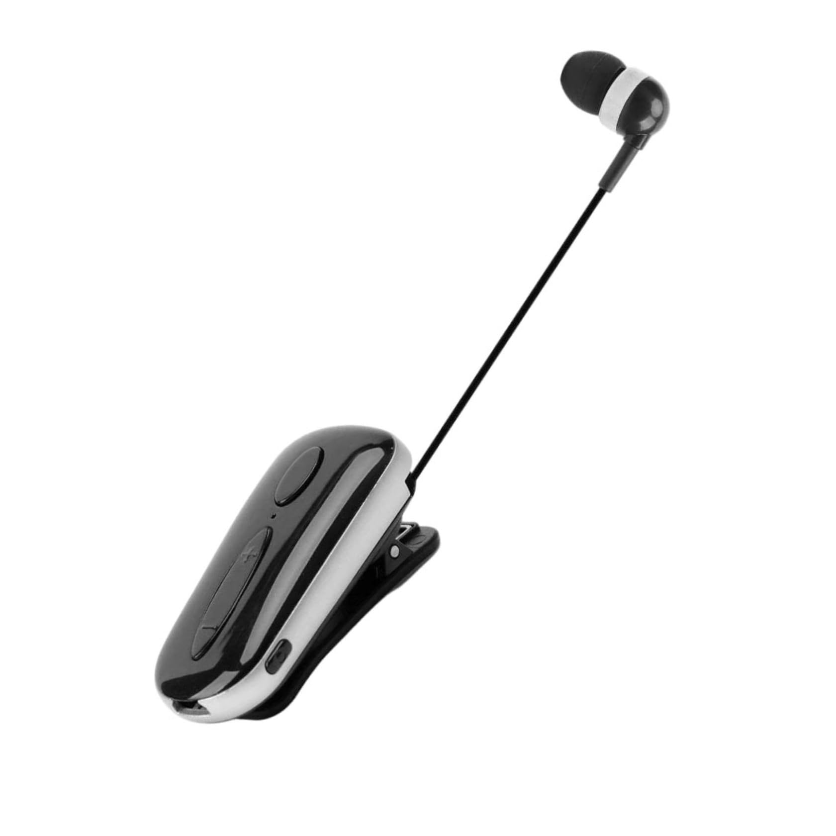 SHINEOFI 1 Set Cuffie Sportive Wireless Retrattili con Clip Auricolari Leggeri Ergonomici per Corsa e Attività Nero
