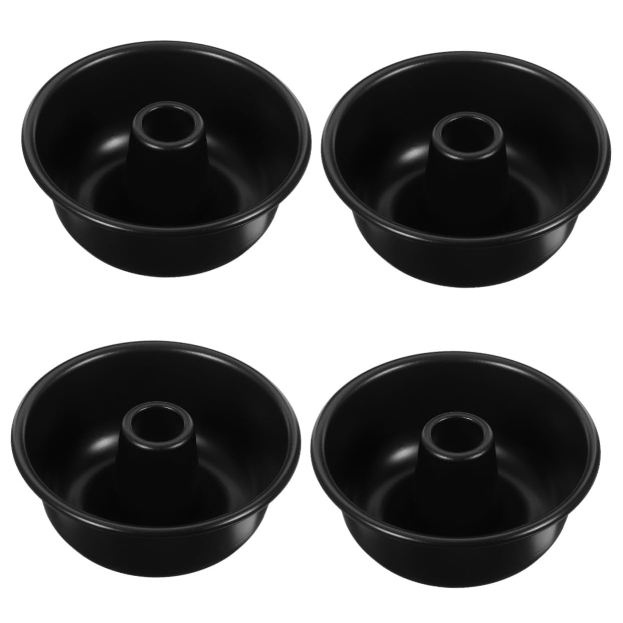 Amosfun 4 Pièces moule à beignet moule donuts moule à donuts moule à cake plat de cuisson antiadhésif pour gâteau bonbonnière moule à gâteau pour dessert moule de cuisson pour