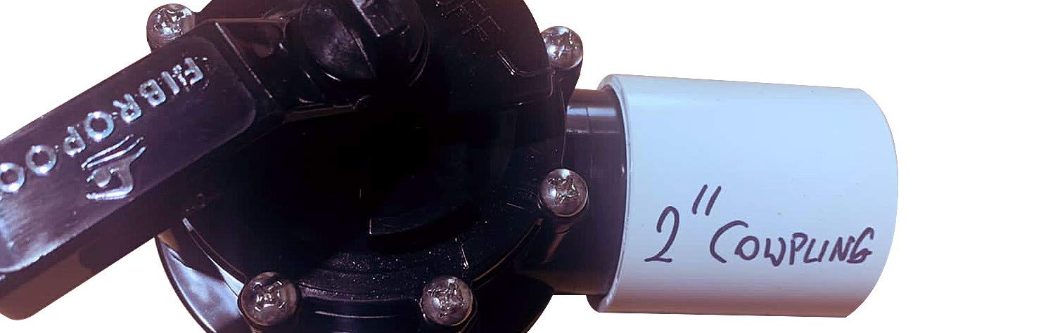 FibroPool 1 1/2 "POSI- Cerrar 2 vías válvula sin lubricante