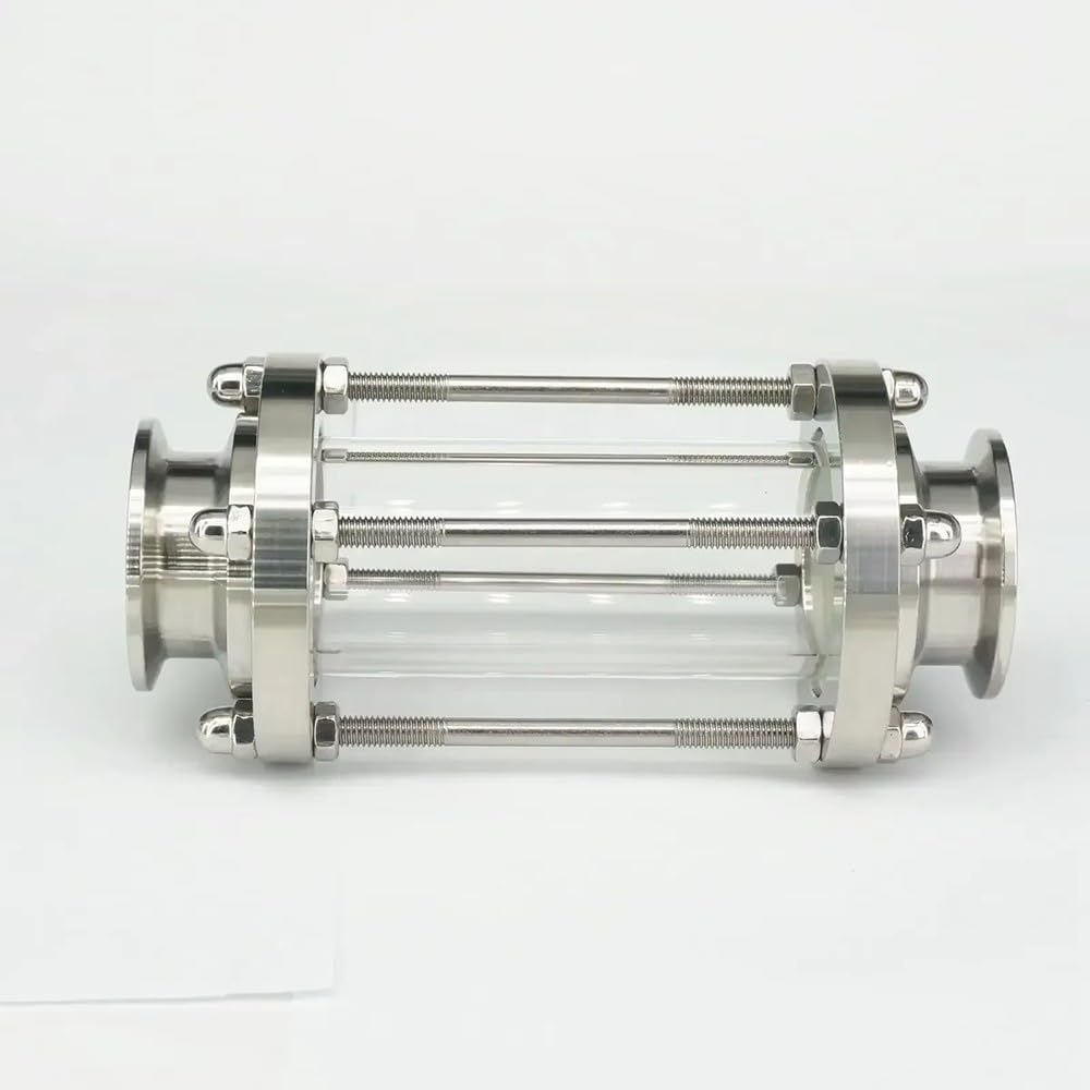 Tri Clamp Sanitary Ferrule Pipe Flow Sight Glass Diopter SS304