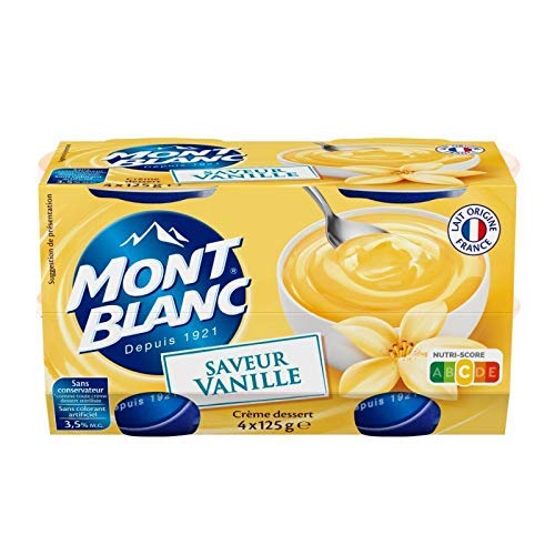 Mont Blanc – Vainilla 4 x 125 G – Juego de 4