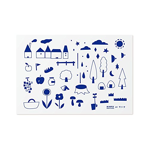 MIWAX SCF-A5-PI Cutting Mat, A5, Fuminona Picnic