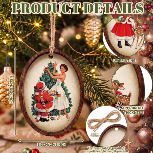 36 Pcs Vintage Christmas Ornaments - image 4