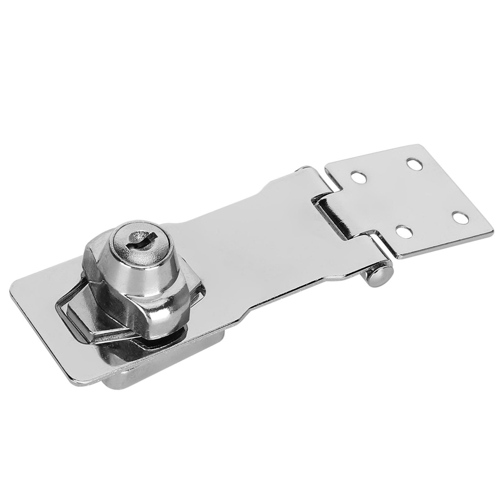 Jelquix Heavy-Duty Zinc Alloy Door Lock Safety Hasp for Lockers and Freezers 3.1x0.6x1.3in 1 Piece