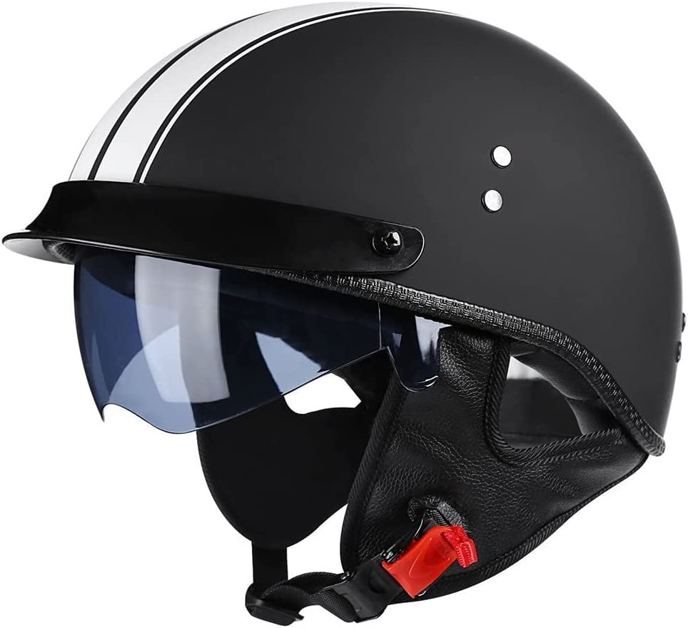 Casque rétro pilote scooter pour un confort optimal en ville
