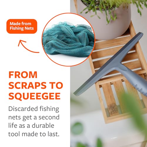 Image of Full Circle Clean Ocean Squeegee, Shower, Glass, Window, Tile, Windshield