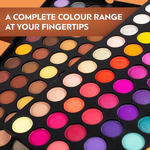 LaRoc Fusions 120 Colours Eyeshadow Palette Makeup Set | Pigmented Shimmer Matte, Glitter and Metallic Eyeshadow Set Makeup Palette | MUA Blendable Matte and Nude Shades Eye Shadow Set - Image 3