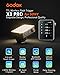 GODOX X3 PRO S X3PRO TTL Wireless Flash Trigger for Sony with Bluetooth Integration & APP Control Touch Screen 2.4GHz Wireless X System Pro Shooting Modes Shutter Control Fast Charging