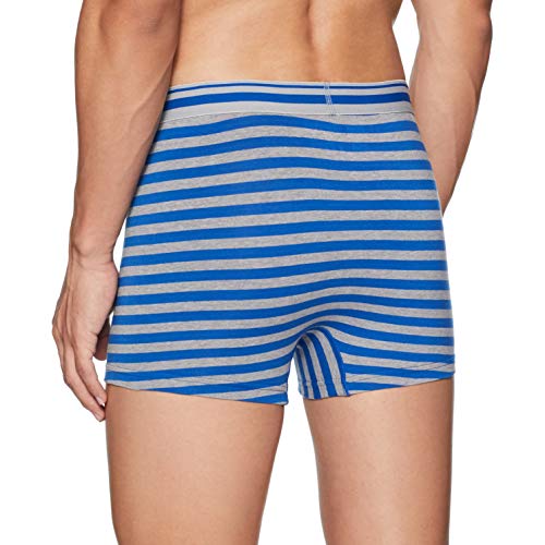 Image of Levi's 006 Classic Trunk for Men | Cotton Stretch Fabric | Striped Men's Underwear | Anti-Roll Waistband | Mid-Length Fit | Extra Supportive Gusset | No Ride-Up Leg | Durable | Tagless | Pack of 1