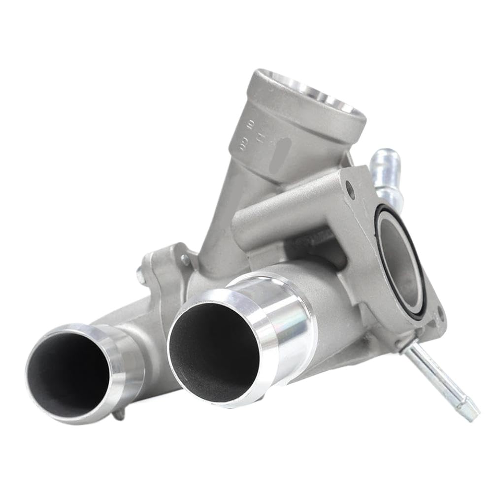 Engine Coolant Thermostat Housing Assembly AT4Z8A586B Compatible With Ford Explorer Flex Taurus 3.5L NA 2011-2019