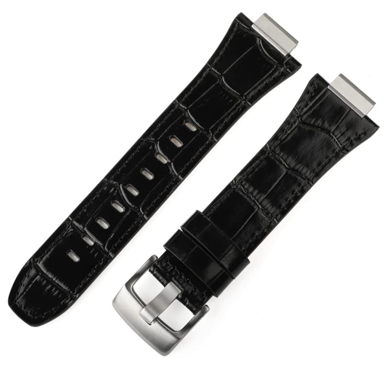 Kit modification Apple Watch 45mm EZZON boîtier luxe métal bracelet cuir