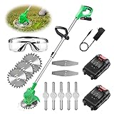 motorsense freischneider mcculloch cabrio plus 407 b 【Kunststoffund Metallmesser】: Motorsense mit 5 Kunststoffklingen, geeignet zum Mähen von jungem Gras; 2 Klinge aus rostfreiem Stahl, geeignet zum schnellen Mähen von Rasen, Unkraut und kleinen Sträuchern; 3 Rundsägeblatt aus Manganstahl mit starker Schneidfähigkeit, geeignet zum Trimmen dickerer Buschäste.