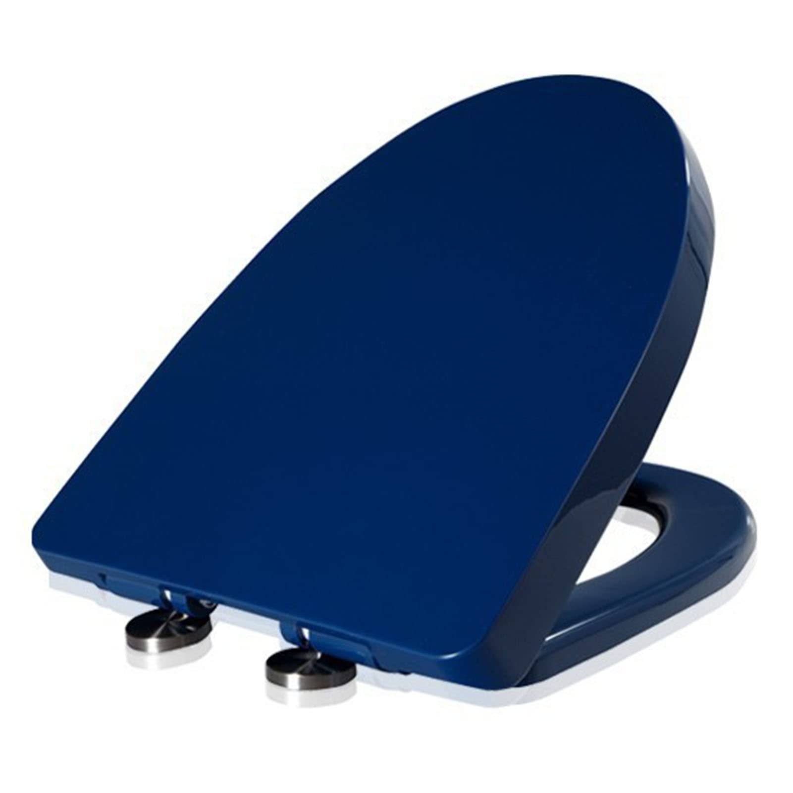 Extended Universal Toilet seat, Quick Close Close, Adjustable, Easy Removable PP Plastic, Durable, Lightweight, Portable, User-Friendly, Compact, Elongated, Slow