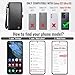 Defencase Compatible with Samsung Galaxy S21 Ultra Case Wallet with RFID Blocking Card Holder for Women Men, PU Leather Magnetic Snap Flip Zipper Strap Wallet Case Fit for Galaxy S21 Ultra 5G, Black