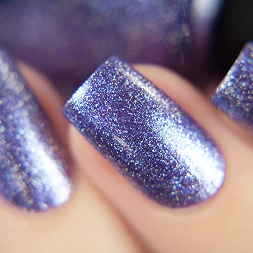 Image of ILNP Mila - Icy Purple Holographic Ultra Metallic Nail Polish