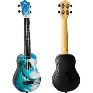 Flight TUSL25 Surf Travel Concert Scale Soprano Ukulele - Les Beatles, Paul McCartney, John Lennon, RIngo Starr, George Harrison Flight TUSL25 Surf Travel Concert Scale Soprano Ukulele – Image 7