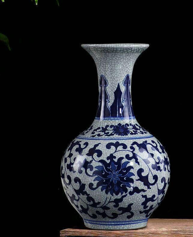 Amazon.co.jp: 陶磁器は古い青花磁の花瓶にならってリビング装飾