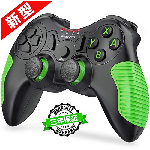 新型 Switch コントローラー BEBONCOOL スイッチ コントローラー プロコン HD振動 メーカー3年保 無線 任天堂 Nintendo Switch 対応 ニンテンドー スイッチ プロ コントローラー 小型 緑