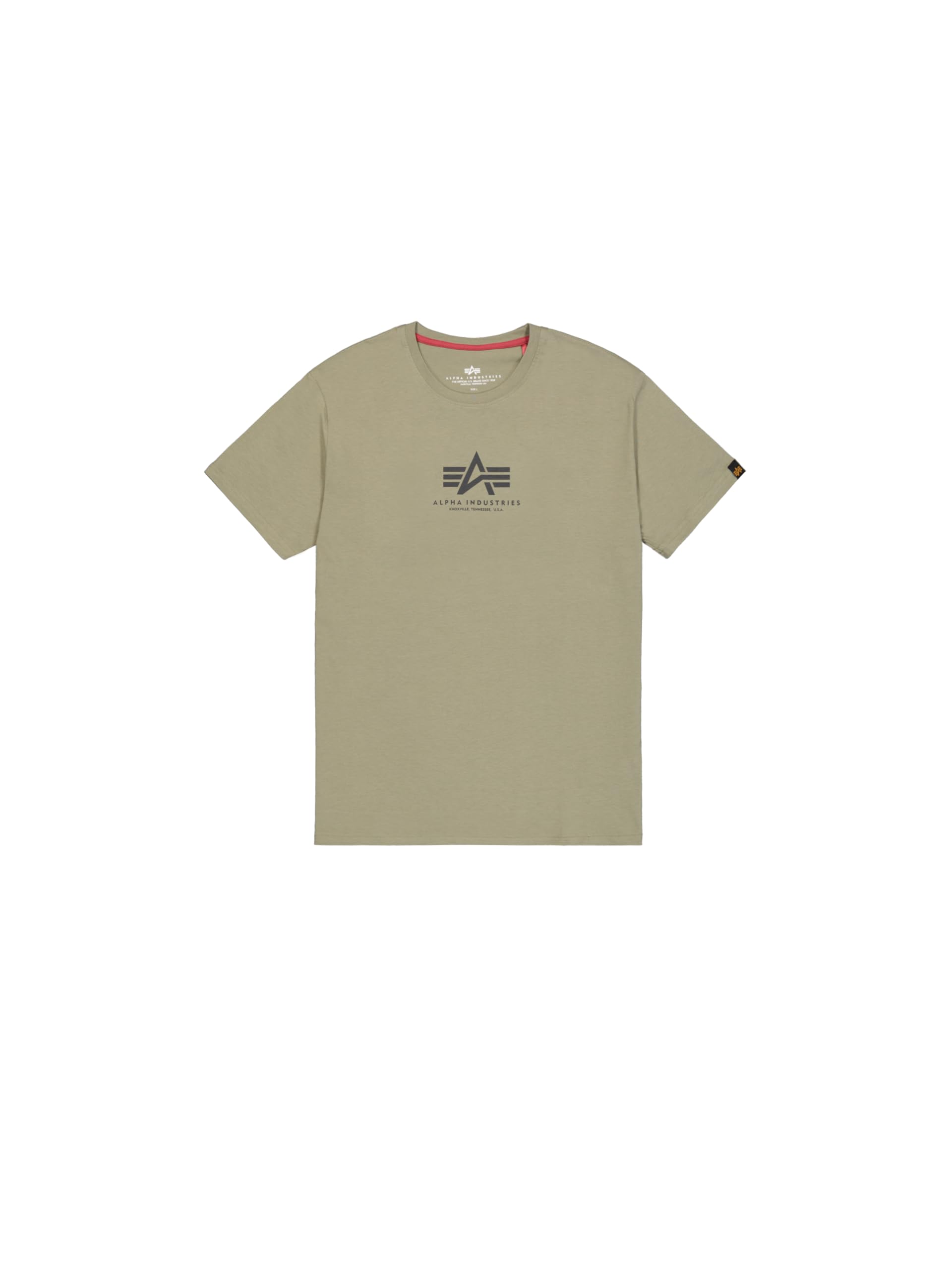 Alpha Industries Men's Olive Basic T Ml T-Shirt For