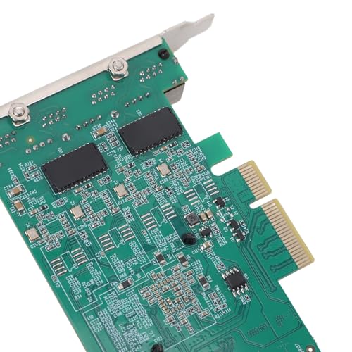 PCIe Gigabit Card, tarjeta de red Gigabit Ethernet PCI Express 8125B de 4 puertos profesional para PC de escritorio miniatura 6