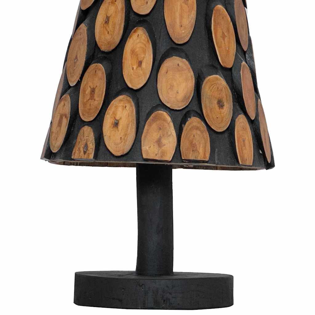 vidaXL Árbol de Navidad con Soporte Marrón 90 cm Madera de Teca Maciza