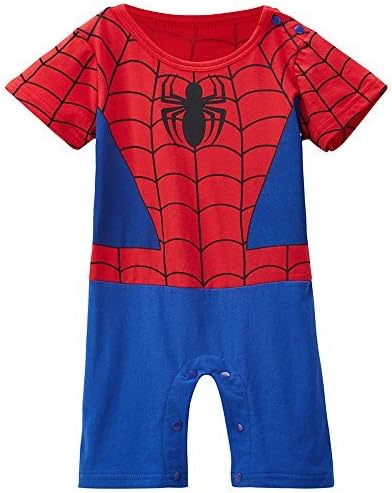 Inspired Marvel Baby,Clothing,Baby Boys 0-24m,Bodysuits & One-Pieces,Rompers Spiderman-Inspired Infant Outfit (18m-24m)