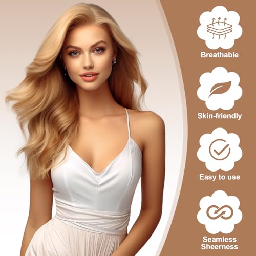 NAYODEUS 120Pcs Pasties Nipple Covers for Women - Disposable Nipple Pasties Friendly Breathable No-Show Nipple Stickers Nipple Tape. - image 5