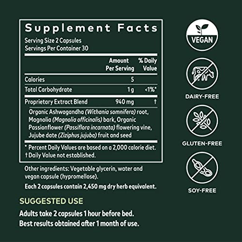 Gaia Herbs Sleepthru - Natural Sleep Support Supplement With Organic Ashwagandha Root, Organic Magnolia Bark, Passionflower, And Jujube Date - 60 Vegan Liquid Phyto-Capsules (30-Day Supply) #TOP4