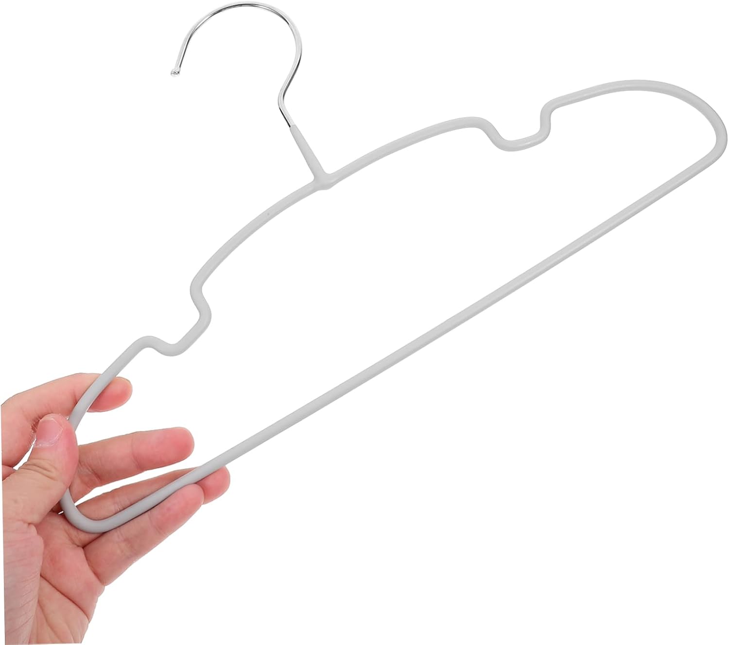 10 Pack Children’s Clothes Hangers, Small PVC Coated Iron Closet