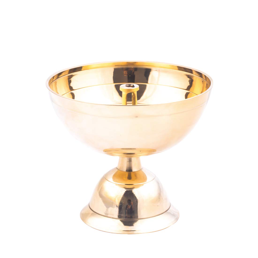 Rolimoli Pure Brass Paro Pyali Daily use Akhand Diya Oil Deepak for Pooja Ghar(6.5CM) (B07WYQ1T6L) Amazon Price History, Amazon Price Tracker
