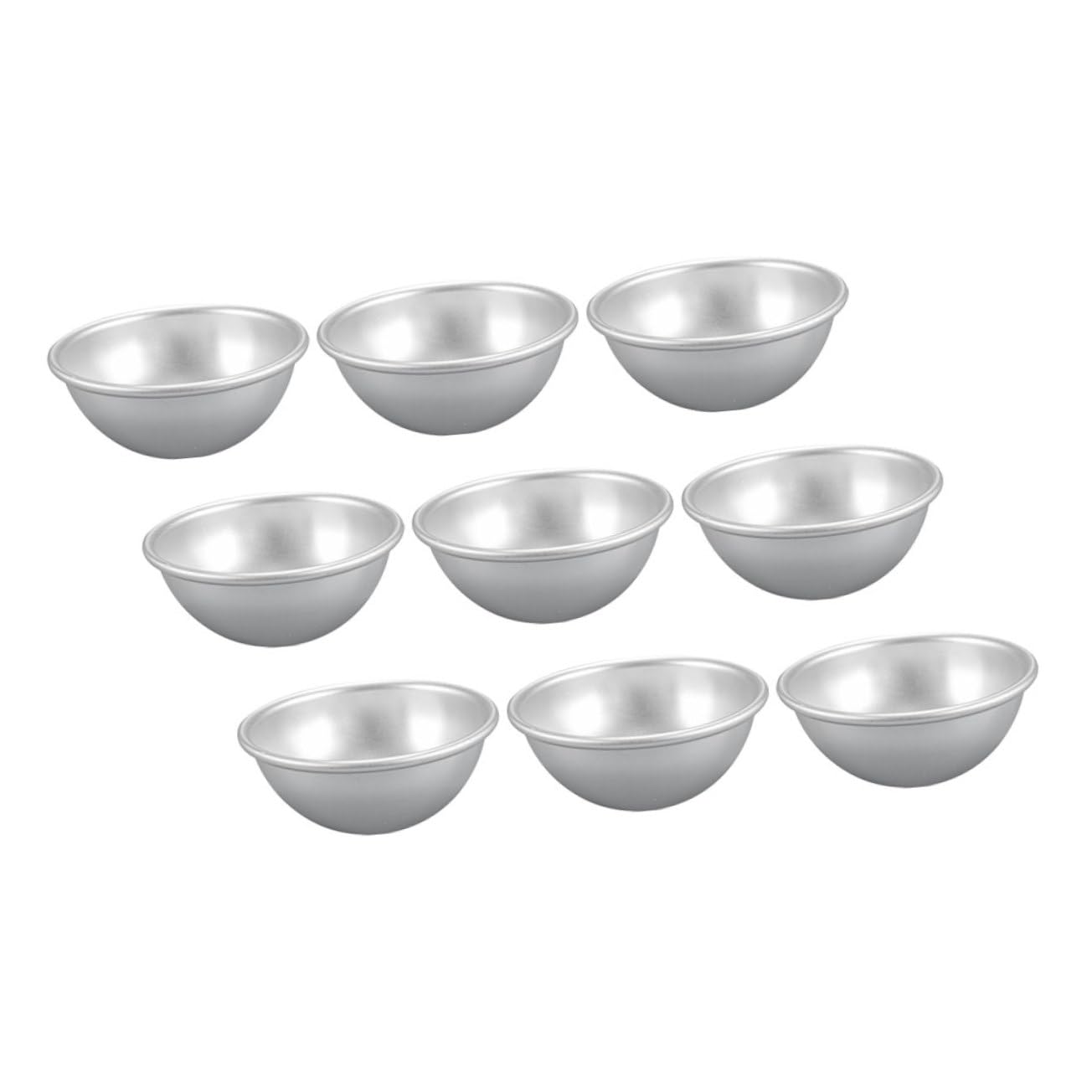 SOLUSTRE 9pcs Tart Pan Non-stick Baking for Tarts Puddings Desserts - Baking Tools for Cheesecakes and More