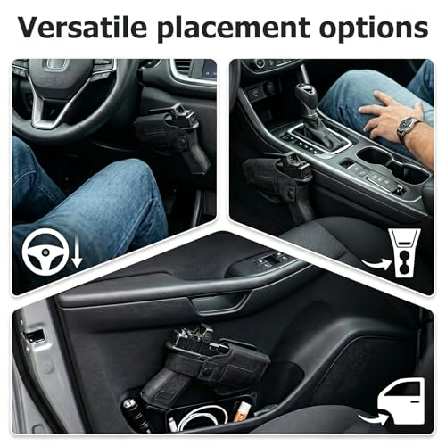 Magnetic Gun Mount Holster for Car