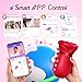 Vibrator Adult Sex Toys for Women - Sovokn 5IN1 Mouth Sucking Vibrator Rose Sex Toy, 10 Tongue Licking, 3 Auto & 1 Manual Sucking Adult Toys New APP, Anal Clit Nipple Vibrators Female Couples Sex Toys