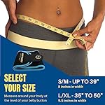 ProBody Pilates Waist Sweat Band for Women and Men, Sweat Waist Trimmer Belt for High-Intensity Training, Waist Trainer - Image 3