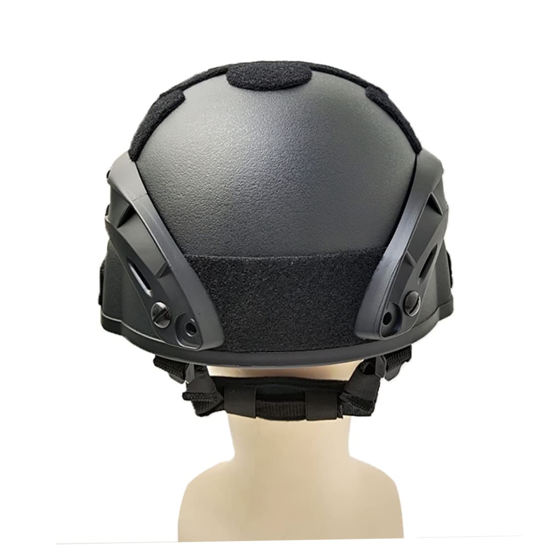 Casco Rápido Acolchado 22.05-23.62 Pulgadas Protector Universal de Airsoft y Paintball con Riel Lateral Ajustable, Montaje NVG para Combate y Caza